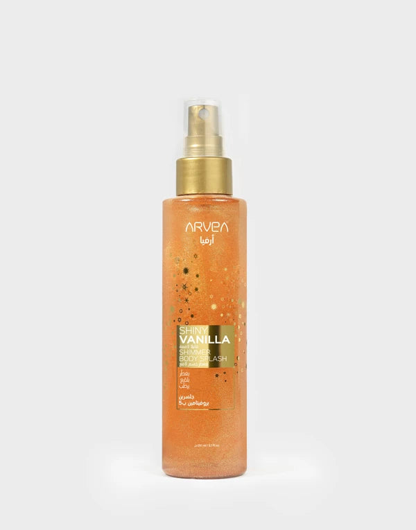 بخاخ الجسم المعطر واللامع شيمر فانيلا - ARVEA - Shimmer Body Splash Shiny Vanilla